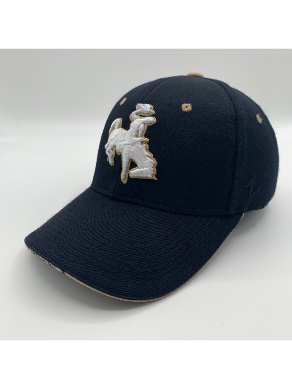Wyoming Cowboys NCAA Black Zephyr Stapback Adjustable Hat